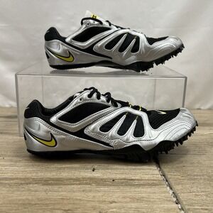 Nike Zoom‎ Super Shift Shoes Mens Size 7 US Silver Black New Lace Track